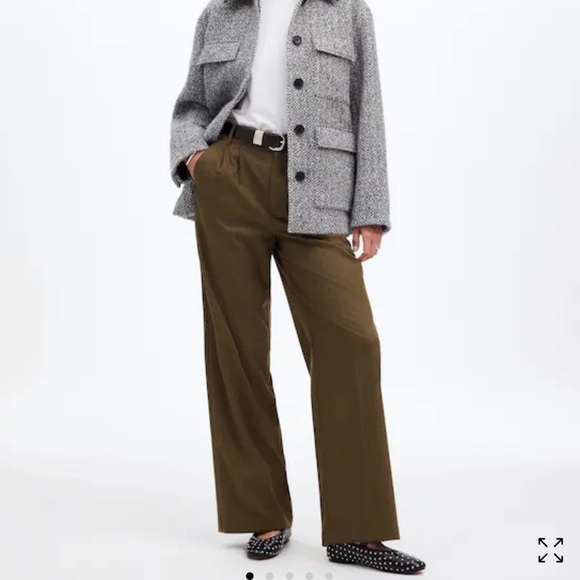 Madewell The Petite Harlow Wide-Leg Pant - Picture 1 of 9